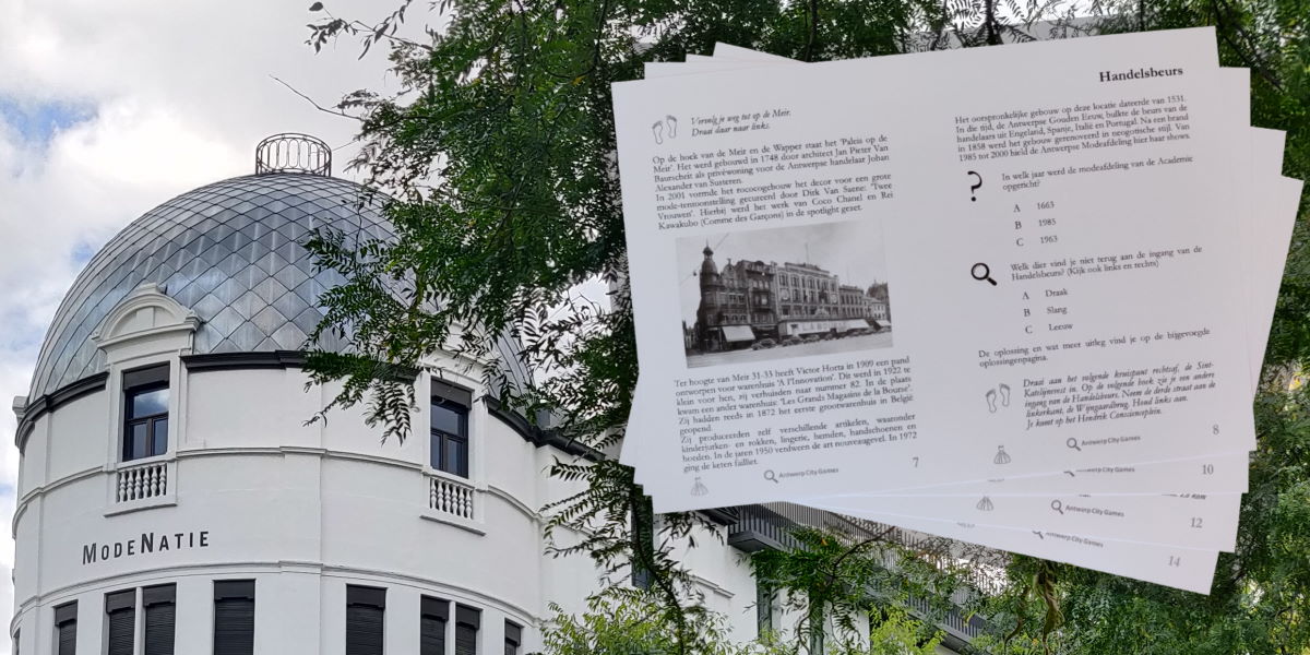 Stadsspel rond mode in Antwerpen - Antwerp City Games