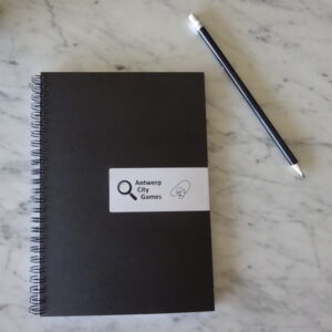 Raadsel van Rubens - zoektocht en stadsspel in Antwerpen - boekje met potlood - Antwerp City Games
