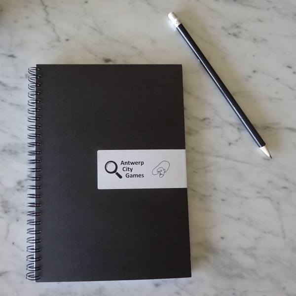 Raadsel van Rubens - zoektocht en stadsspel in Antwerpen - boekje met potlood - Antwerp City Games